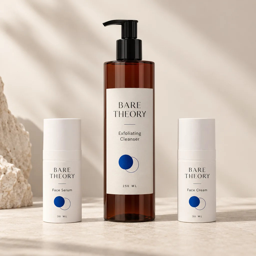 Bare Theory branded three-product concept