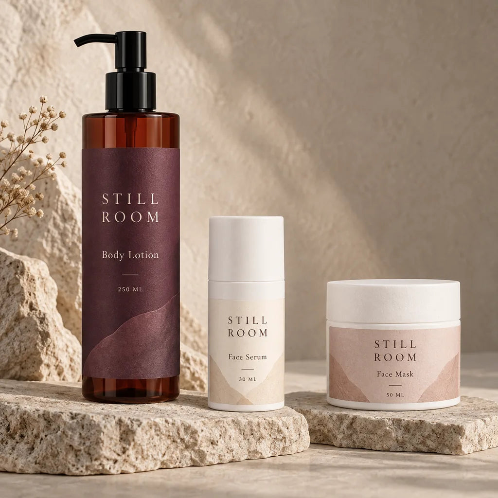 Still Room branded three-product concept